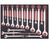 Juego de llave fija, 22 pcs