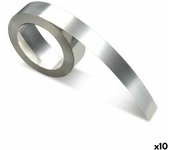 Cinta laminada para rotuladoras dymo 32500 acero inoxidable rhino™ 12 mm (10 unidades)