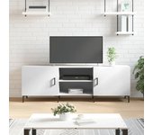 Mueble para tv | mueble de salón | mesa de tv madera de ingeniería blanco 150x30x50 cm cfw86890