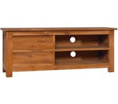 Mueble para tv | mueble de salón | mesa de tv madera maciza de teca 100x30x40 cm cfw58685