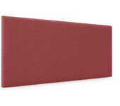 Dhome cabecero de lino natural liso 95x50cm camas 90 - rojo