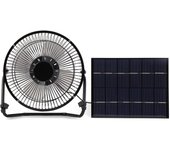 Mini ventilador portátil con panel solar usb de 5,2 w