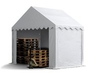 Carpa almacén 3x2 m, pvc 700, blanco