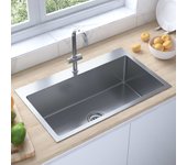 Fregadero de cocina | pila de cocina hecho a mano acero inoxidable cfw79789