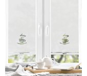 Lámina para ventana vinilo privacidad ventana 100 x 60 cm vinilo ventanas intimidad estático vinilo opaco ventana esmerilado 15 cocina