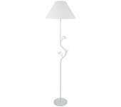 Farola tosel oiseaux tela árbol blanco, blanca d40 x h165 cm