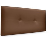 Dhome cabecero de polipiel con botones 105x50cm camas 105 - arcilla
