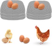 6 almohadillas para nido de pollo, alfombrilla lavable, cajas portátiles para poner pollo, cajas para nido de pollo