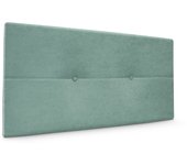 Dhome cabecero de tela aqualine con botones 110x50cm camas 105 - verde agua