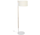 Farola tosel taller tela vertical blanco, natural d45 x h168 cm