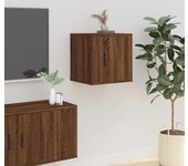 Mueble para tv de pared | mueble de salón | mesa de tv roble marrón 40x34,5x40 cm cfw38686