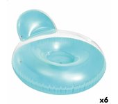 Sillón hinchable para piscina intex redondo 137 x 122 cm