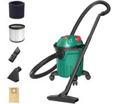 Hychika 1000w aspirador en seco y húmedo, 3 in 1 aspiradora, lava-aspiradora 12l de agua con filtro, función de soplado, peso ligero y portátil