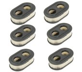 Filtro de aire de 6 uds para cortacésped briggs y stratton accesorios de deshierbe 798452 593260 5432 5432k
