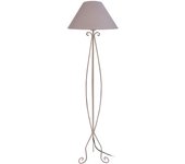 Farola tosel curl tela columna taupe d50 x h165 cm