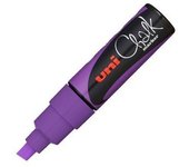 Rotuladores de tiza líquida uni-ball pwe-8k violeta 6 unidades