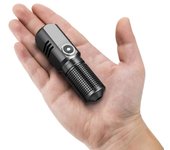 Mini linterna led p50 recargable por usb c, linterna con zoom que se puede apagar con un clic, carga por cable tipo c