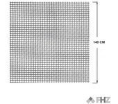 Tela mosquitera de fibra de vidrio 140cm fhz gris para puerta o ventana