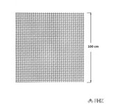 Tela de mosquitera de fibra de vidrio de 100 cm fhz gris para puerta o ventana
