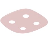 Lumicom | river free lámpara de techo, 4x gx53, max 8w, metal, rosado, 55x55cm