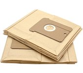 Vhbw 10x bolsa aspiradora compatible con aeg/electrolux vampyr 730, 7290, 7294 aspiradora - papel, 22, 25 cm x 20,5 cm, color arena