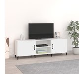 Mueble para tv | mueble de salón | mesa de tv madera de ingeniería blanco 150x30x50 cm cfw23863