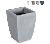 Maceta cuadrada alta 40 cm macetero diseño salón jardín terraza hydrus