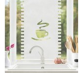 Lámina ventana vinilo privacidad ventana 45 x 225 cm vinilo ventanas intimidad estático vinilo opaco para cristal esmerilado 14 cocina