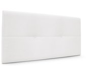 Dhome cabecero de tela aqualine con botones 110x50cm camas 105 - blanco