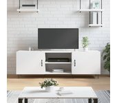 Mueble para tv | mueble de salón | mesa de tv madera de ingeniería blanco 150x30x50 cm cfw89949