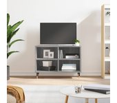 Mueble de tv | mueble de salón | mesa de tv madera de ingeniería gris sonoma 69,5x30x50 cm cfw59555