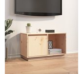 Mueble de tv | mueble de salón | mesa de tv de madera maciza de pino 74x35x44 cm cfw15004