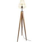 Farola tosel triberg metal trípode negro oscuro d40 x h170 cm