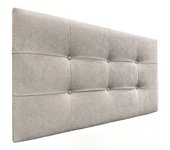Dhome cabecero de tela aqualine capitoné 105x60cm camas 105 - beige