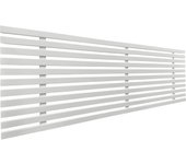 Dhome cabecero de madera reciclada dm estilo japones 145x46cm camas 135/140 - blanco sólido