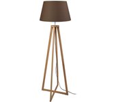 Farola tosel skara tela columna oscuro, aluminio d51 x h162 cm