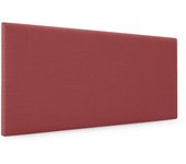 Dhome cabecero de lino natural liso 90x50cm camas 80/90 - rojo