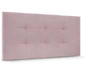 Dhome cabecero de tela aqualine capitoné 110x60cm camas 105 - salmón