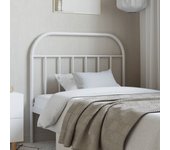 Cabecero，cabecero de cama，panel de cabecera de metal blanco 100 cm cfw16814