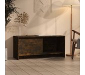 Mueble de tv | mueble de salón | mesa de tv madera de ingeniería roble ahumado 90x35x40 cm cfw86395
