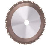 Hoja de sierra circular de carburo de 210 mm y 24 dientes para madera - diámetro de 25,4 mm