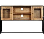 Mueble tv 120 x 30 x 75 cm madera maciza recuperada