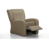 Funda sofá sillon relax playa vison 1 plaza - relax - 4 piezas - vison