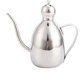 Dispensador de aceite de acero inoxidable olla de vinagre a prueba de fugas