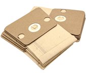 Vhbw 10x bolsa aspiradora compatible con rowenta ro 123, 1211, 1213, 1230, 1233 aspiradora - papel, 22 cm x 16,5 cm, color arena