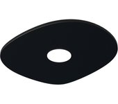 Lumicom | river free lámpara de techo, 1x gx53, max 8w, metal, negro mate, 20x23cm