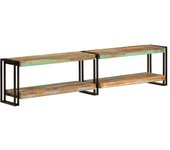 Mueble de tv | mueble de salón | mesa de tv madera maciza reciclada 180x30x40 cm cfw80537