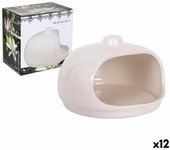 Portaestropajos para fregadero 47566 blanco 15,2 x 15,2 x 10,3 cm (12 unidades)