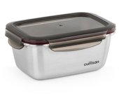 Cuitisan flora - recipiente rectangular de 1l en acero inoxidable apto microondas
