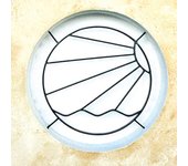 Diámetro de la cuadrícula de defensa solazur 100 cm para la ventana redonda (mesa de las cantas)